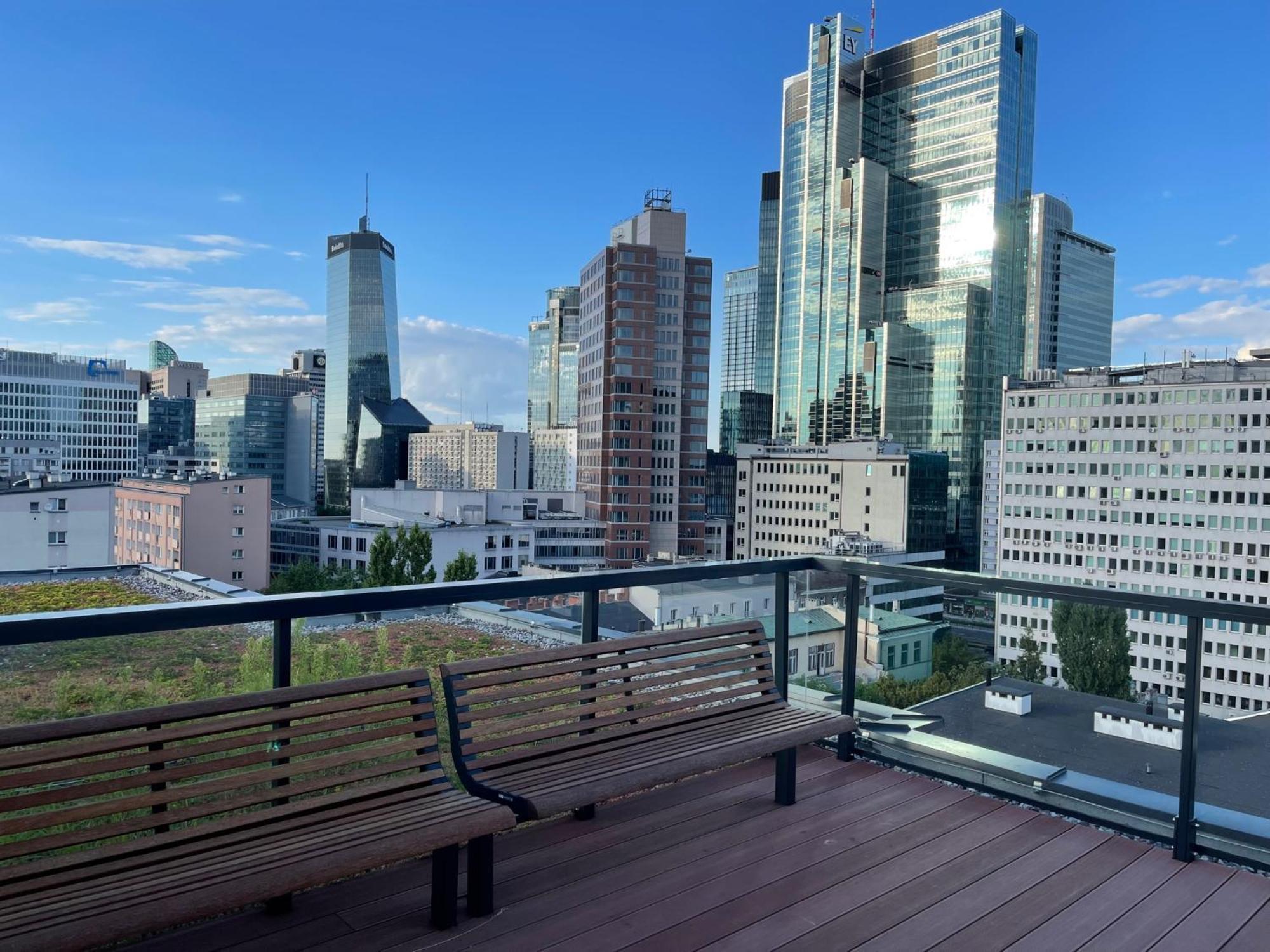Sienna 65 - Taras Na Dachu Z Panorama 360 Na Warszawe -Roof Terrace With A Beautiful View - Prywatny Balkon - Private Balcony - Better Rental Warsaw Ngoại thất bức ảnh