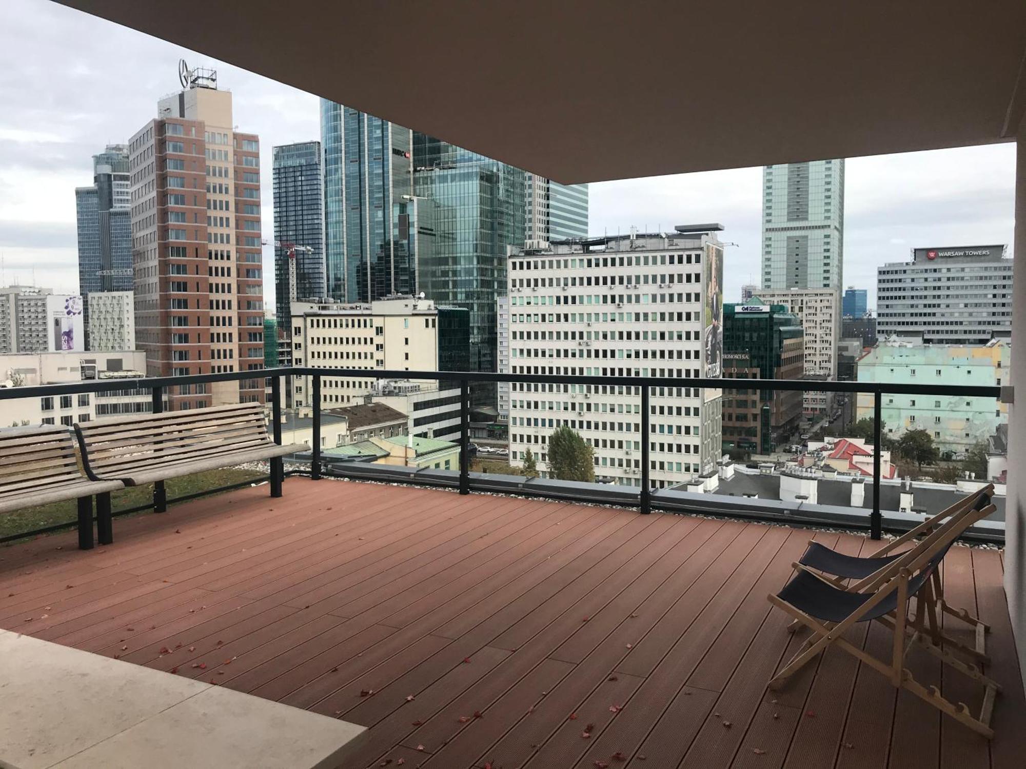 Sienna 65 - Taras Na Dachu Z Panorama 360 Na Warszawe -Roof Terrace With A Beautiful View - Prywatny Balkon - Private Balcony - Better Rental Warsaw Ngoại thất bức ảnh